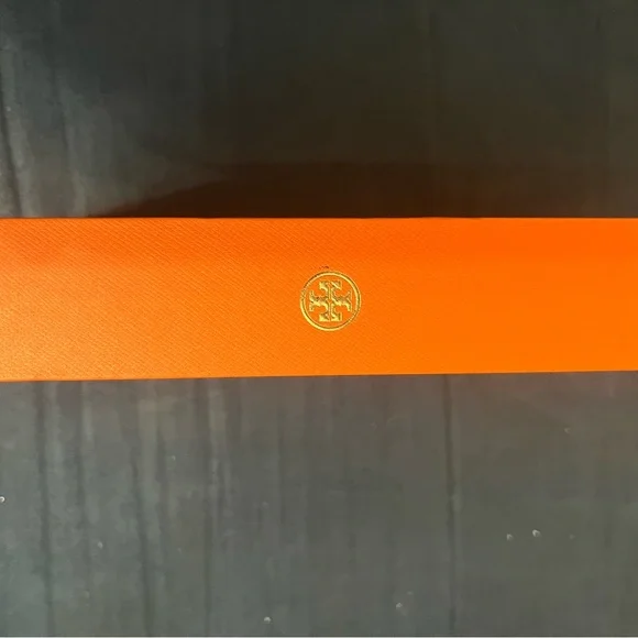 Tori Burch Brown Leather Watch Band with Gold Accents - Picture 4 of 8